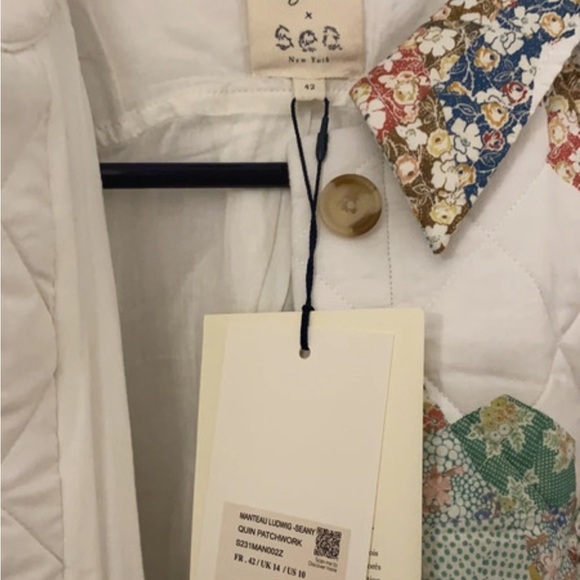 Sezane x SEA NY Ludwig Coat NWT - Picture 4 of 7